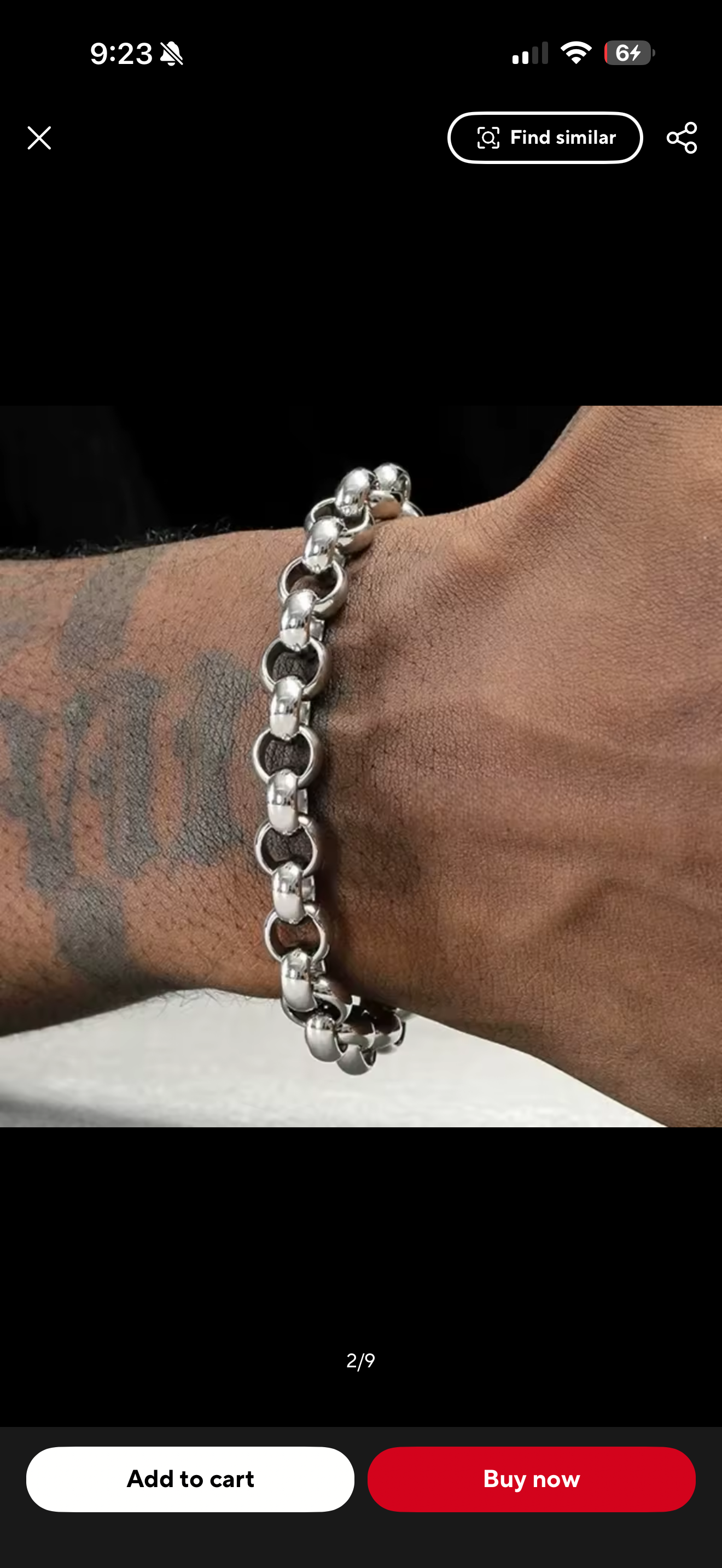 O-LINK CHAIN BRACELET (SILVER)