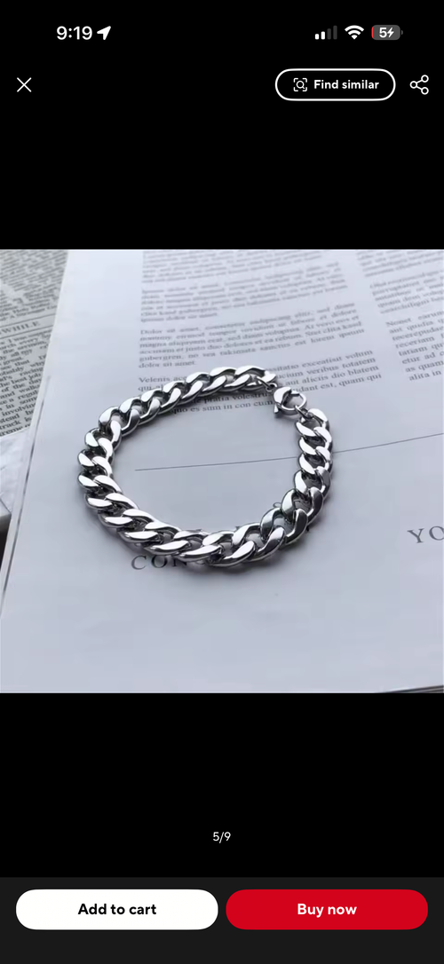 CUBAN BRACELET (SILVER) 10MM