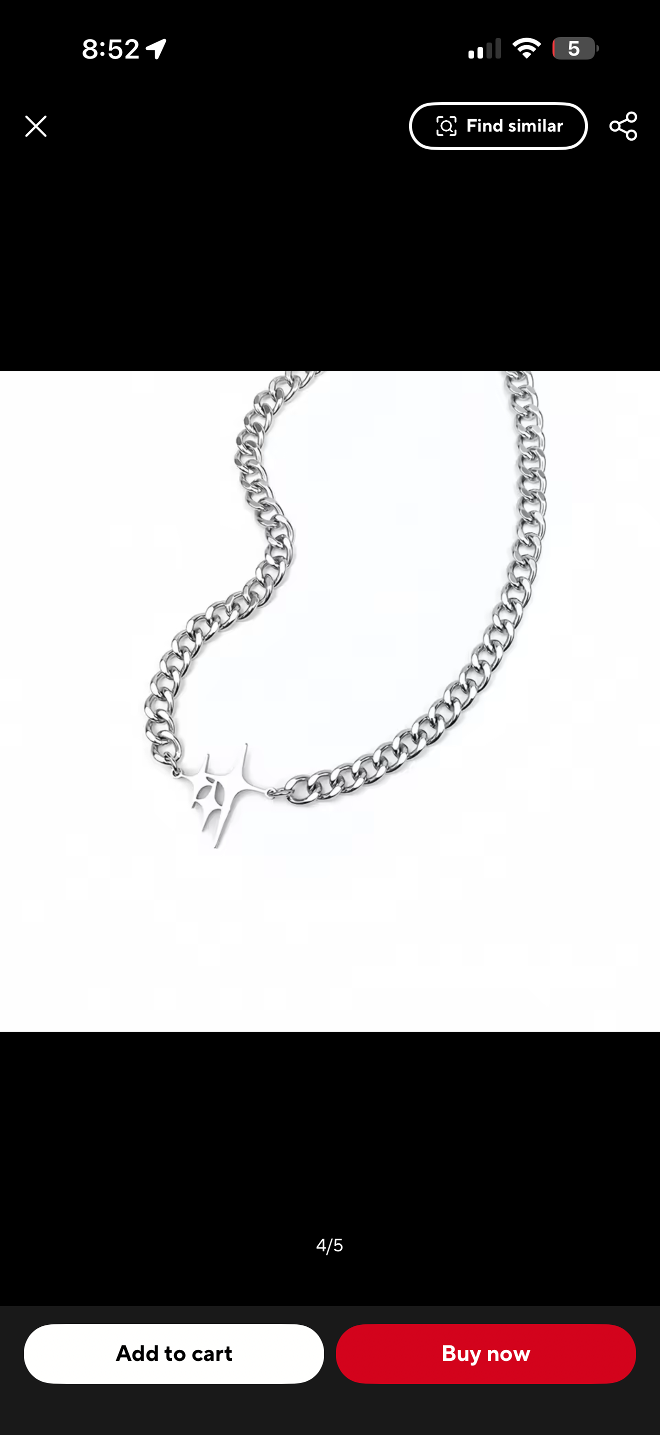 CROSS CHOKER (SILVER)