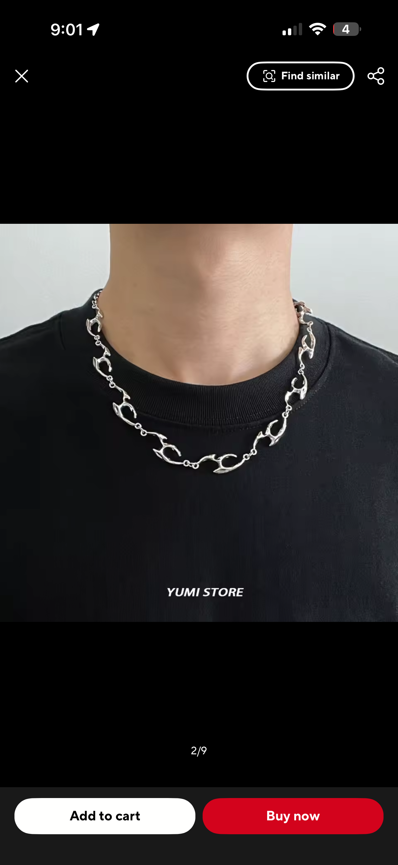 IRREGULAR COLLAR CHAIN (SILVER)