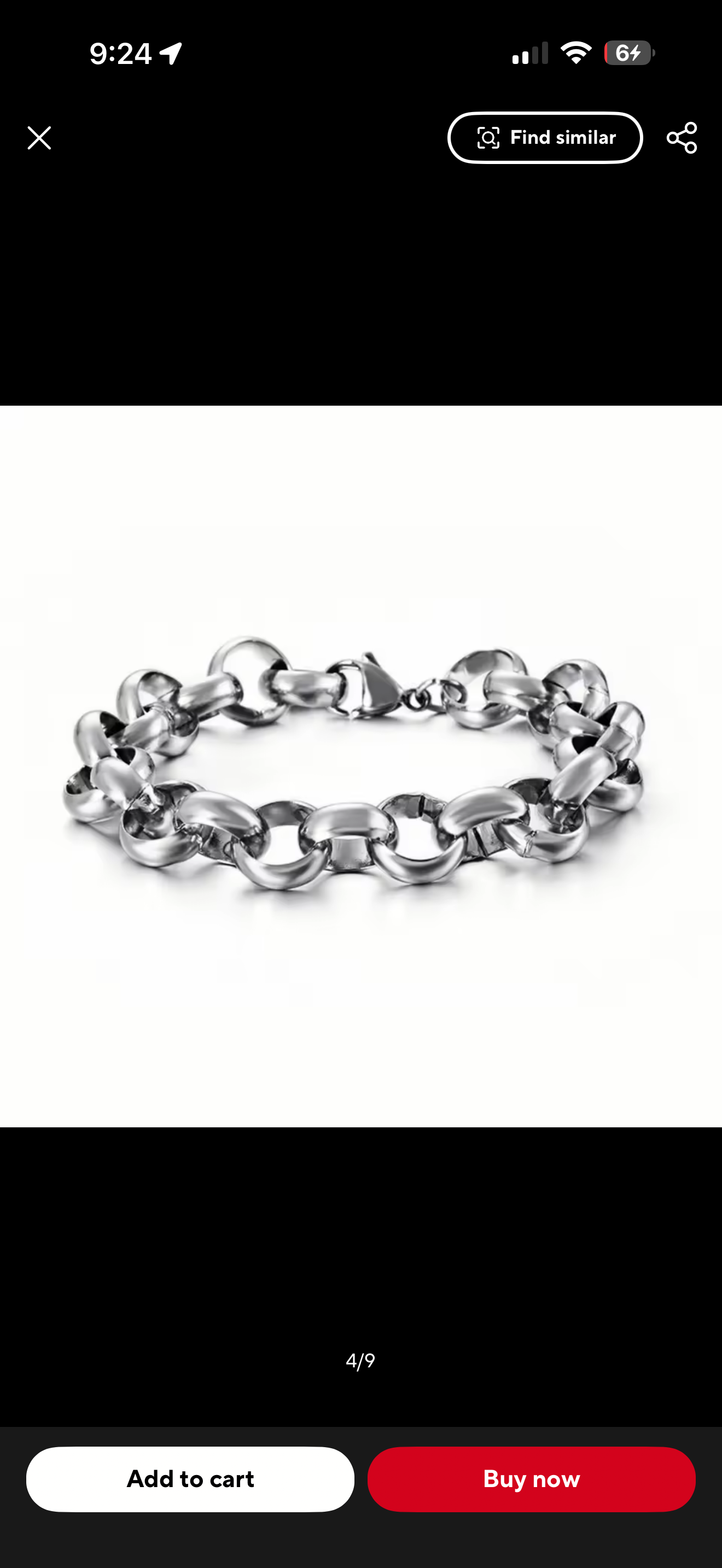 O-LINK CHAIN BRACELET (SILVER)