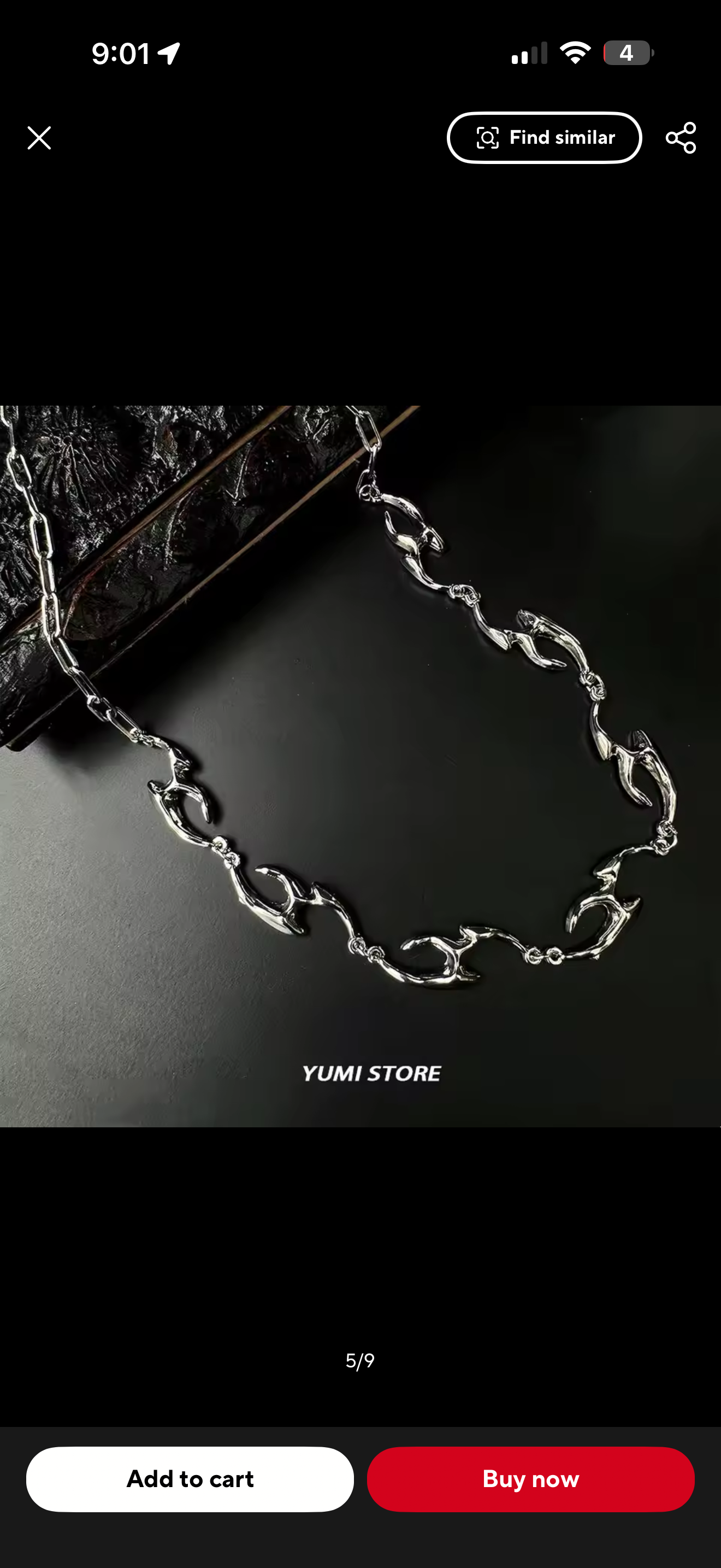 IRREGULAR COLLAR CHAIN (SILVER)