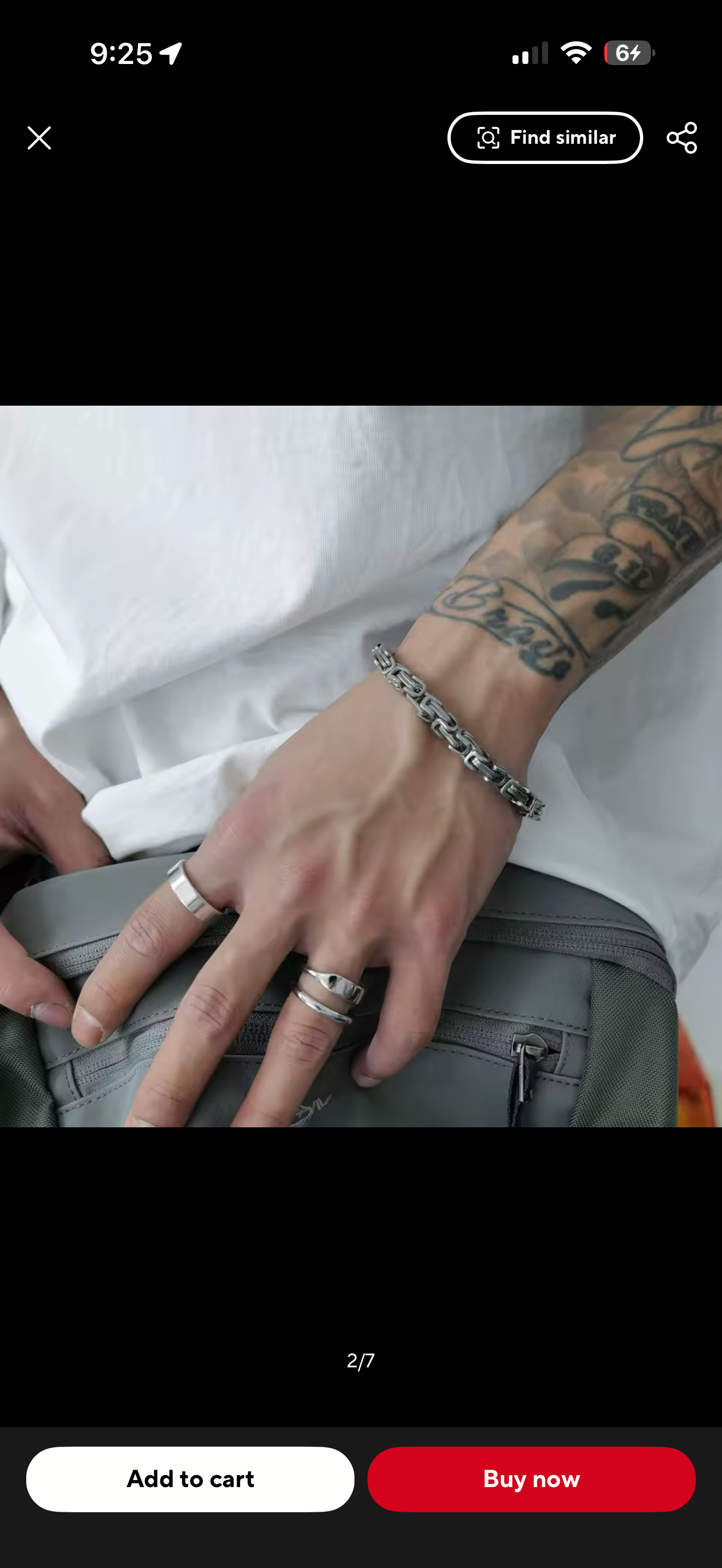 EMPEROR CHAIN BRACELET (SILVER) 6MM