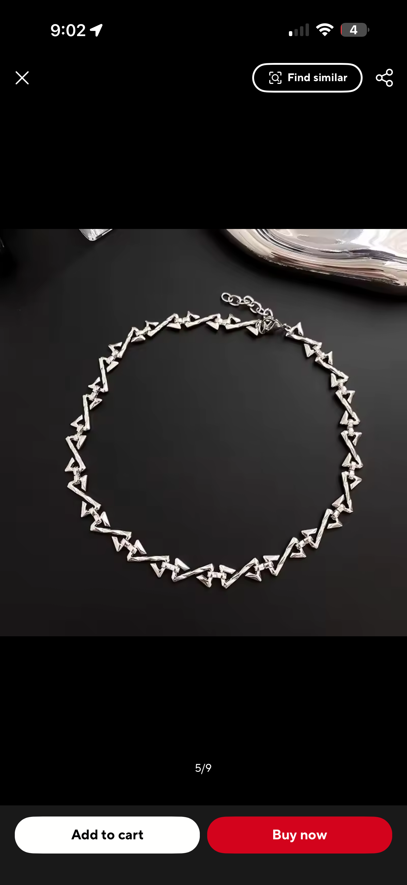 LETTER Z CHOKER (SILVER)