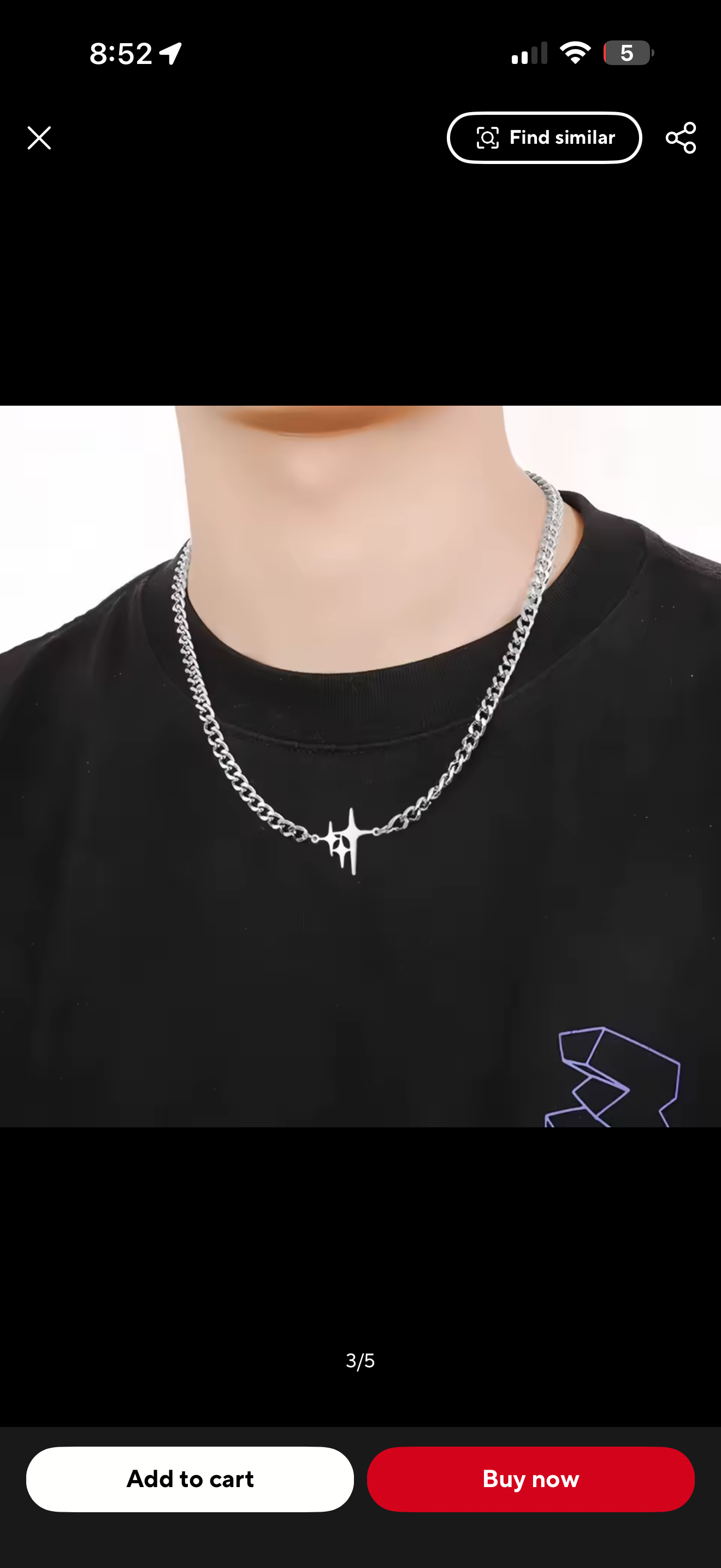 CROSS CHOKER (SILVER)