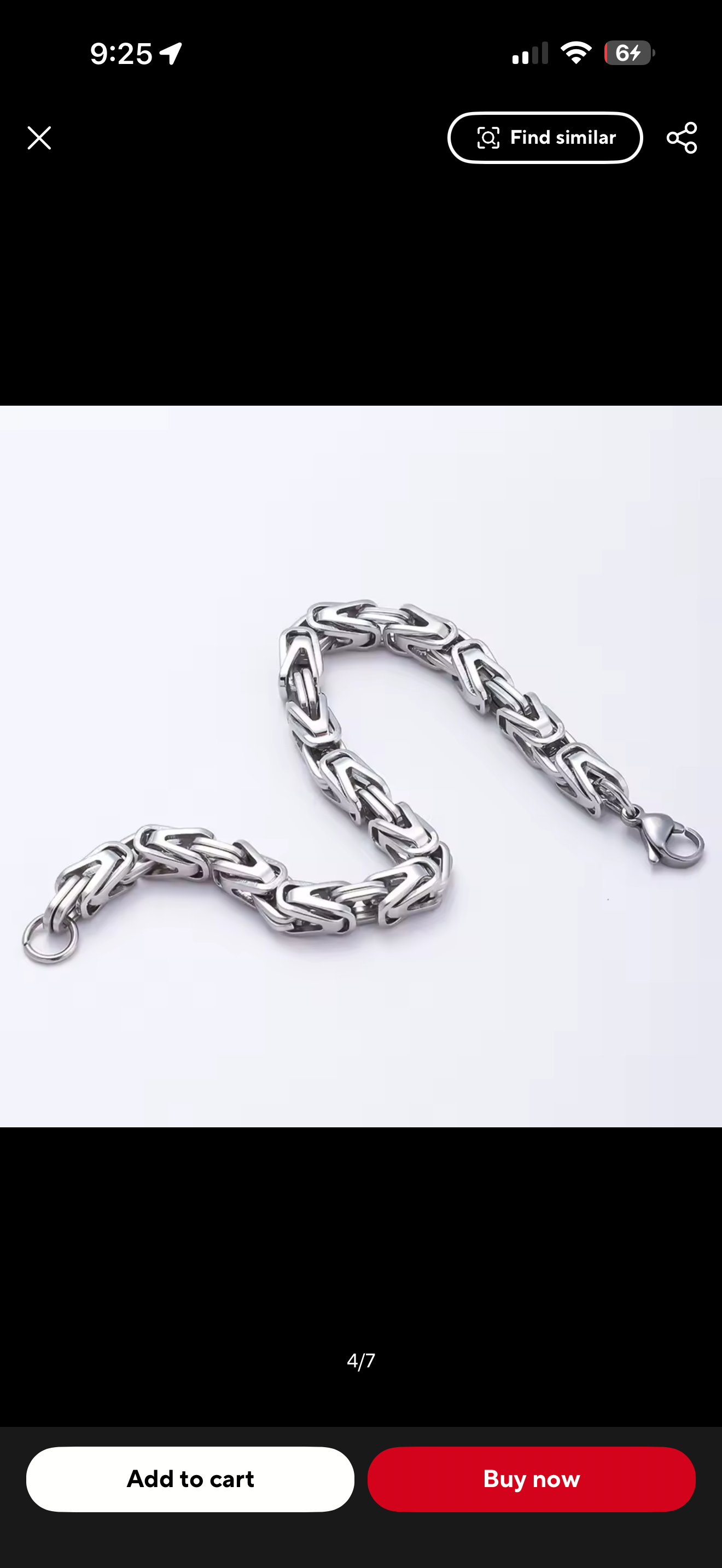 EMPEROR CHAIN BRACELET (SILVER) 6MM